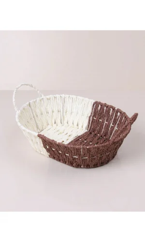 Hasırlı Ekmek Sepeti Oval Royaleks-8803