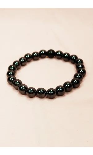 Hematit Doğal Taş Bileklik Kutulu