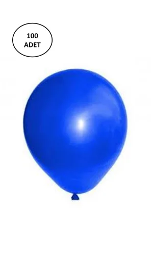 İç Mekan Dekorasyon Balonu Koyu Mavi - 100 Adet