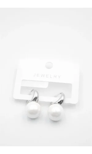 İncili Küpe - Gümüş