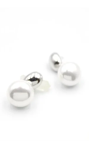 İncili Küpe - Gümüş