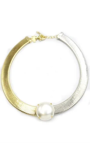 İncili Tasma Kolye - ÇOK RENKLİ