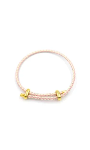 İp Bileklik - Açık Pembe