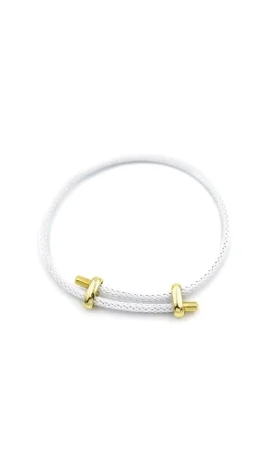 İp Bileklik - Beyaz