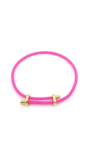 İp Bileklik - Fuşya