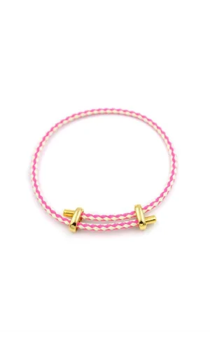 İp Bileklik - Fuşya