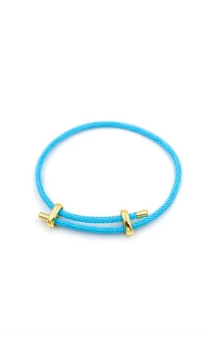 İp Bileklik - Mavi