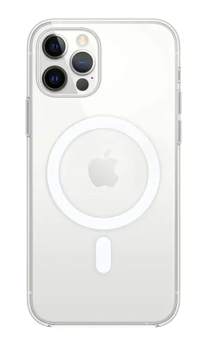 Iphone 12 Pro Kılıf Kamera Lens Korumalı Magsafe Destekli Şeffaf Darbe Emici Sert Kapak