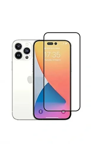Iphone 14 Pro Uyumlu 9d Tam Kaplayan Parmak Izi Bırakmayan Ekran Koruyucu Film