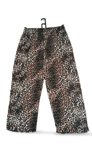 İthal Viskon Geniş Paça Şık Etnik Otantik Desenli Pantolon - Royaleks - Desen2