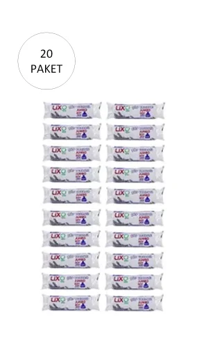J-650 Jumbo Boy Çöp Torbası 80 x 110 cm 10 Lu Rulo x 20 Paket = 200 Adet (Siyah)