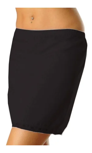 Kadın Dantel Detaylı Mini Jüpon Etek Astarı Siyah - 3001A