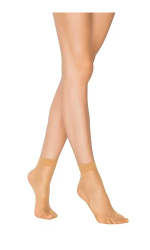 Kadın Ten Süper 15 Mat Soket Çorap Ten