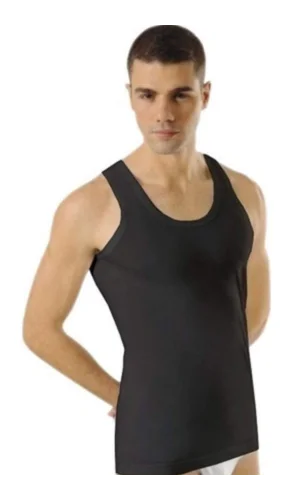 Kalın Askılı Klasik Erkek Atlet Siyah - 1151A