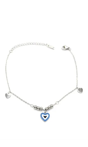 Kalp Halhal - Gümüş