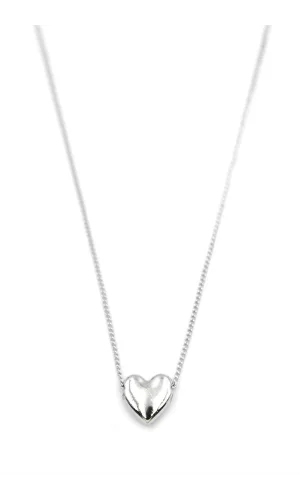 Kalp Kolye - Gümüş