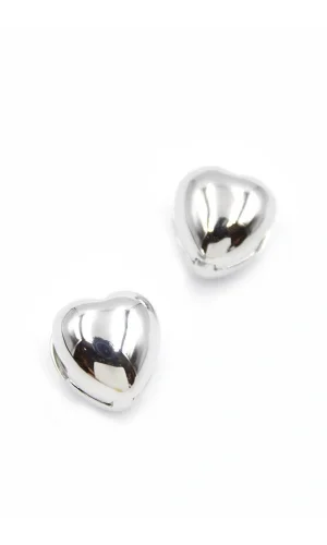 Kalp Küpe - Gümüş