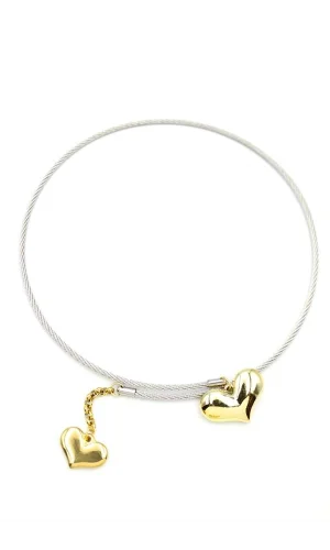 Kalp Tasma Kolye - Gümüş