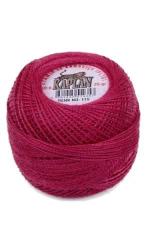 Kaplan Etamin Ve Kanaviçe İpi 8 No Kod/Renk: 115 - Royaleks