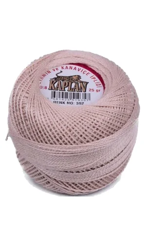 Kaplan Etamin Ve Kanaviçe İpi 8 No Kod/Renk: 302 - Royaleks