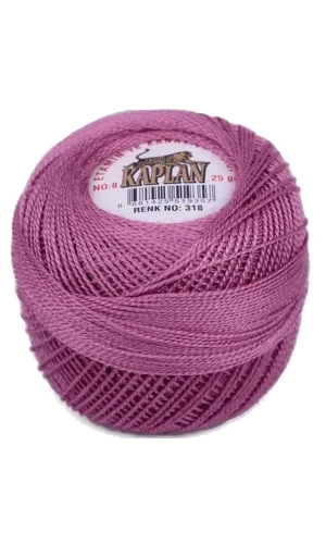 Kaplan Etamin Ve Kanaviçe İpi 8 No Kod/Renk: 318 - Royaleks