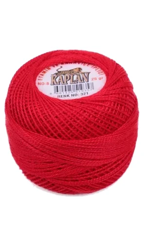 Kaplan Etamin Ve Kanaviçe İpi 8 No Kod/Renk: 321 - Royaleks