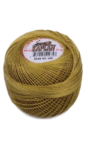 Kaplan Etamin Ve Kanaviçe İpi 8 No Kod/Renk: 580 - Royaleks