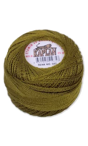 Kaplan Etamin Ve Kanaviçe İpi 8 No Kod/Renk: 582 - Royaleks