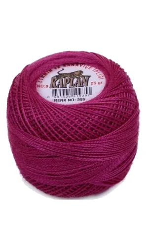 Kaplan Etamin Ve Kanaviçe İpi 8 No Kod/Renk: 599 - Royaleks