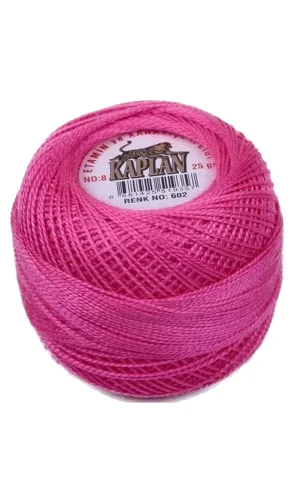 Kaplan Etamin Ve Kanaviçe İpi 8 No Kod/Renk: 602 - Royaleks