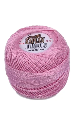 Kaplan Etamin Ve Kanaviçe İpi 8 No Kod/Renk: 604 - Royaleks