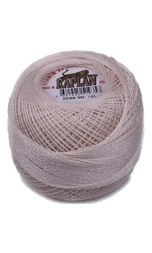 Kaplan Etamin Ve Kanaviçe İpi 8 No Kod/Renk: 745 - Royaleks
