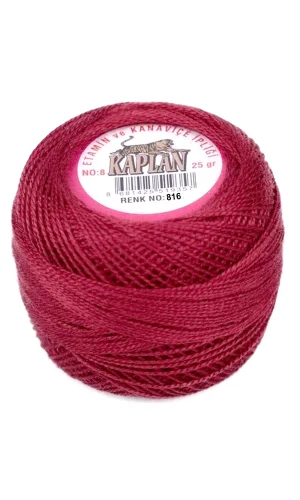 Kaplan Etamin Ve Kanaviçe İpi 8 No Kod/Renk: 816 - Royaleks