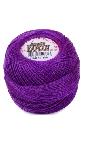 Kaplan Etamin Ve Kanaviçe İpi 8 No Kod/Renk: 915 - Royaleks