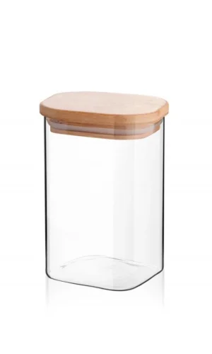 Kare Bambu Kapaklı Baharatlık 65x110 Royaleks-KVN32