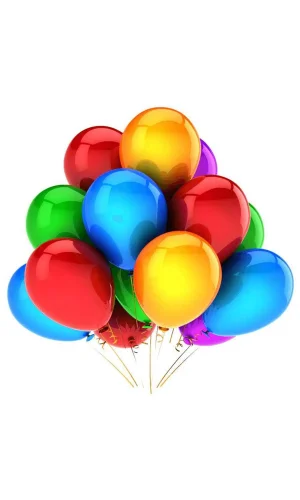 Karışık Renkli Metalik Süsleme ve Parti Balonu 12 Inch 40 Adet