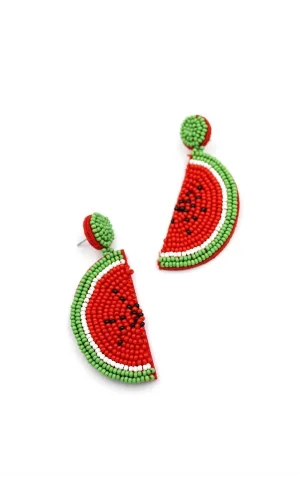 Karpuz Küpe - Kırmızı