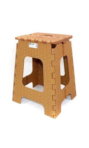 Katlanır Rattan Tabure Büyük