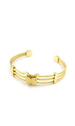 Kelebek Bilezik - Altın