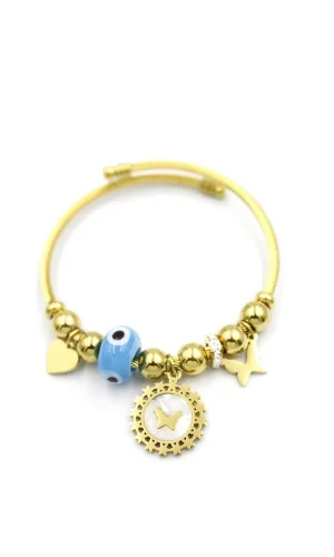 Kelebek Charm Bilezik - Altın