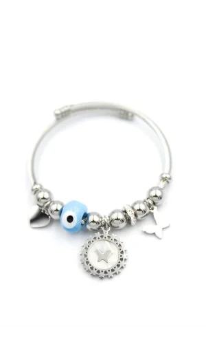 Kelebek Charm Bilezik - Gümüş