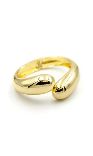 Kelepçe Bilezik - Altın