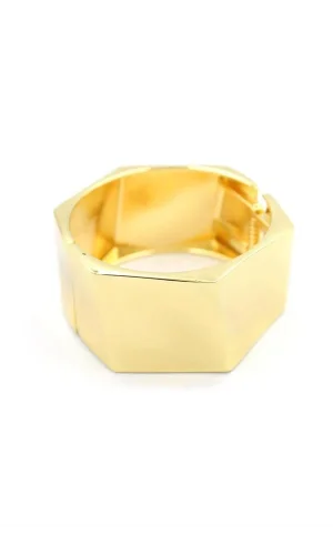 Kelepçe Bilezik - Altın