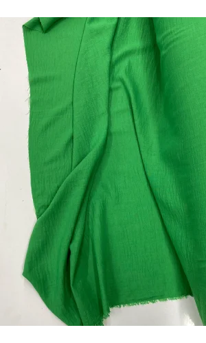 Keten Kumaş - Organik Kumaş - Perde Kumaşı - Ince Keten - Kıyafet Için Kumaş Örtü Çimen Yeşili 41