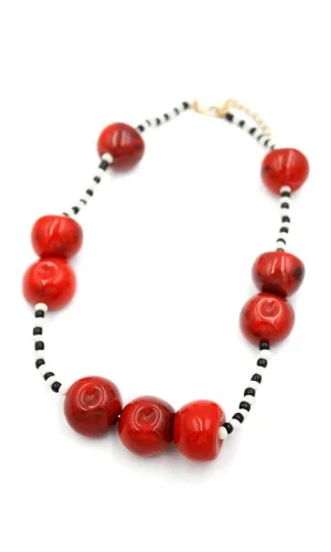 Kiraz Kolye - Kırmızı