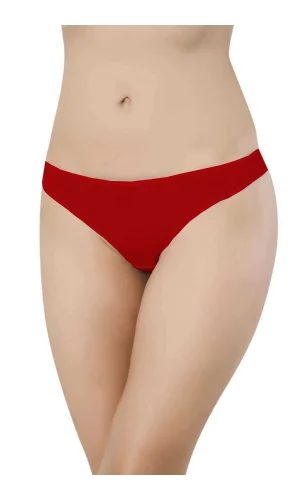 Kırmızı Kadın Günlük Pamuklu Likralı Özel Poşet İçinde Taşınabilir Acil Durum Slip Külot