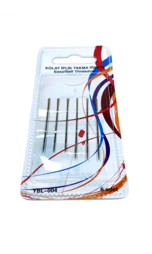 Kolay İplik Takma İğnesi 6lı set