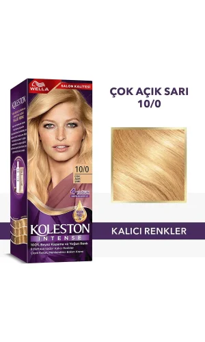 Koleston Intense Saç Boyası 10/0 Çok Açık Sarı - Salon Kalitesi