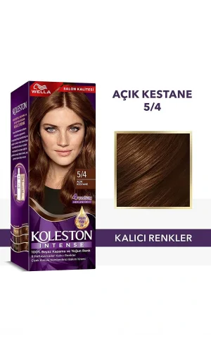 Koleston Intense Saç Boyası 5/4 Açık Kestane - Salon Kalitesi