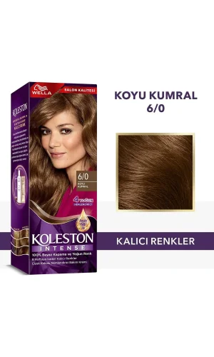 Koleston Intense Saç Boyası 6/0 Koyu Kumral - Salon Kalitesi